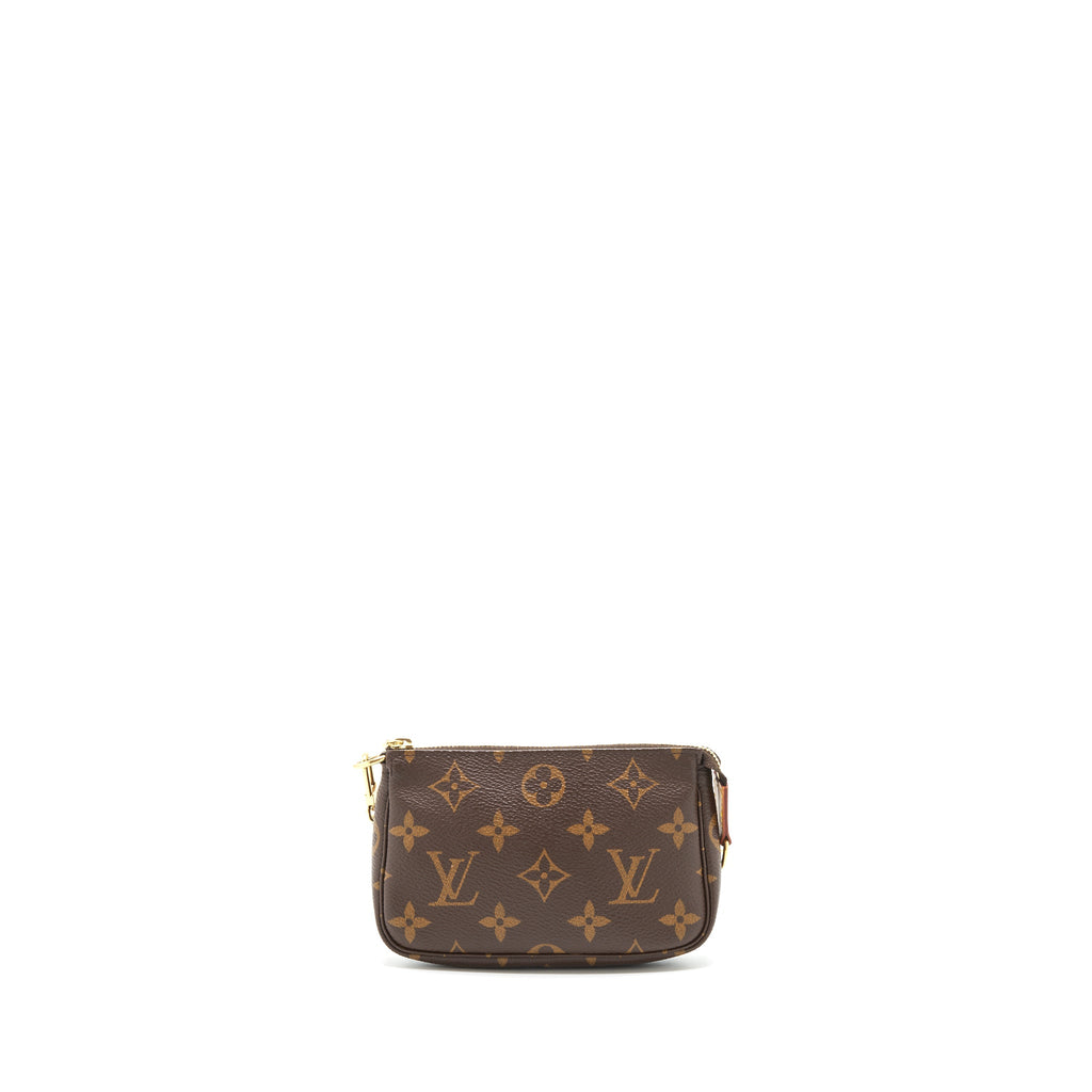 LOUIS VUITTON MINI POCHETTE ACCESSORIES MONOGRAM GHW
