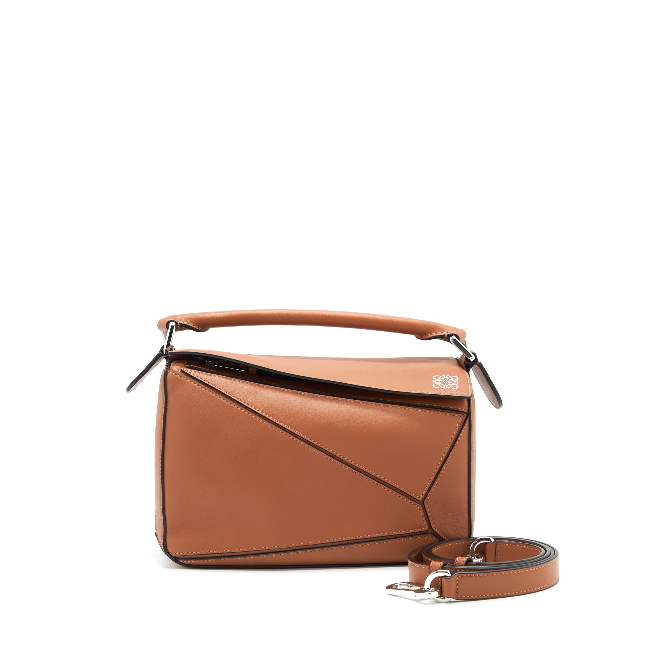 LOEWE SMALL PUZZLE BAG IN TAN