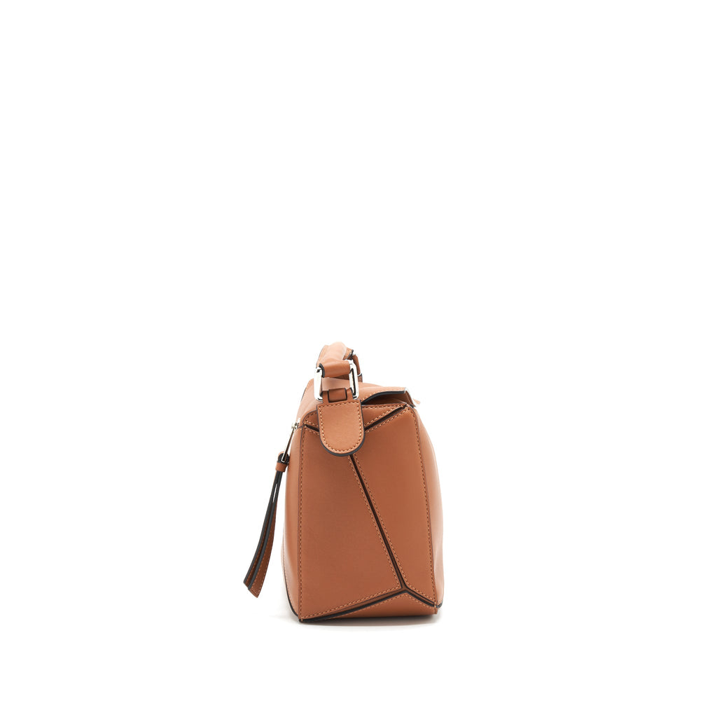 LOEWE SMALL PUZZLE BAG IN TAN