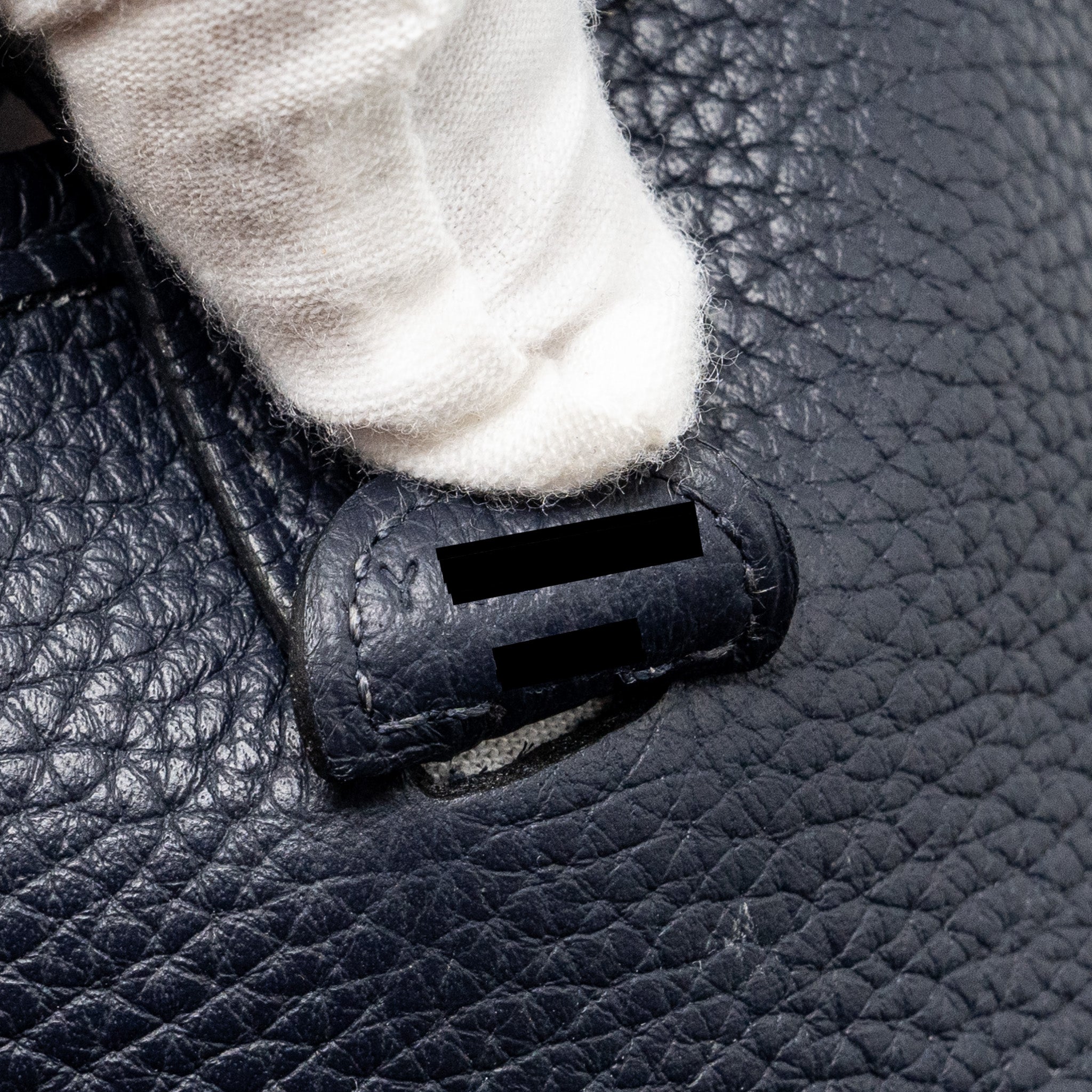 HERMES MINI EVELYN CLEMENCE BLUE NUIT GHW