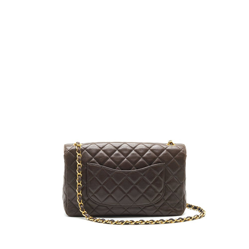 CHANEL MEDIUM FLAP BAG CHOCOLATE GHW