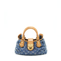 LOUIS VUITTON VINTAGE DANIM MINI HANDLE BAG