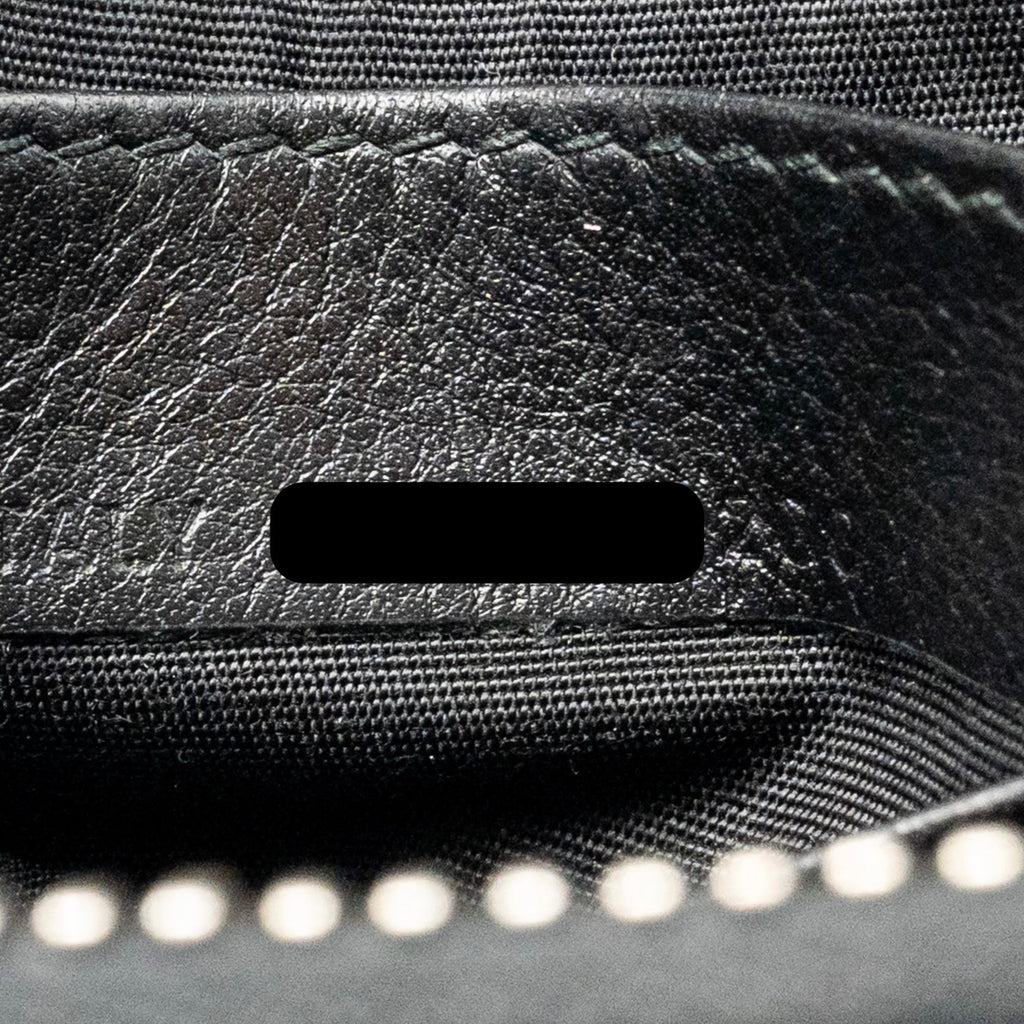 DIOR WALLET ON STRAP OBLIQUE CANVAS/LEATHER BLACK SHW