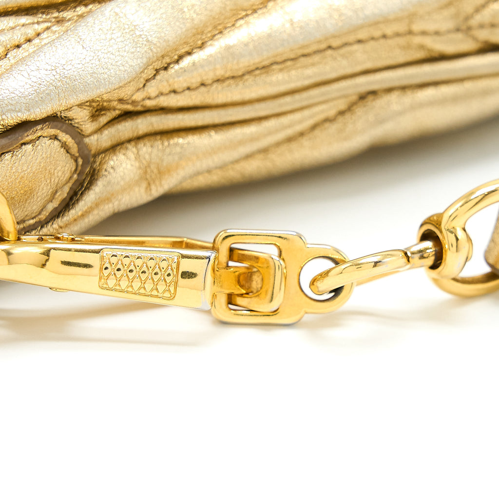 MIU MIU MATELASSE CROSSBODY BAG GOLD GHW