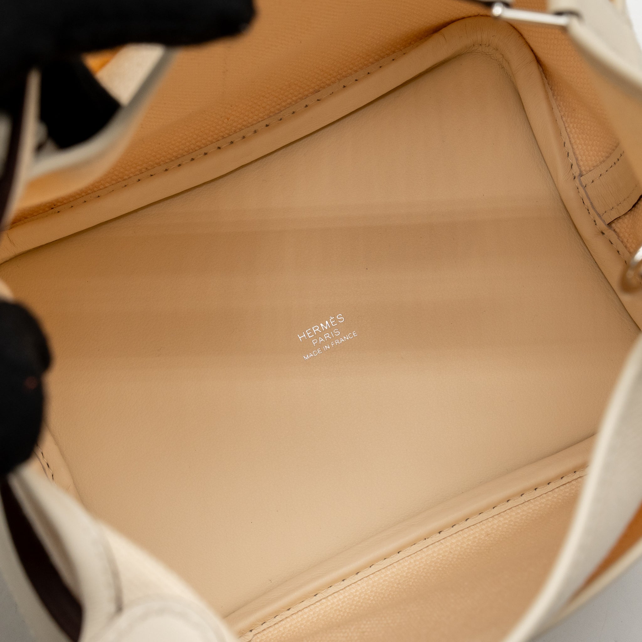 HERMES CARGO PICOTIN 18 POCKETS TOILE GEO LAND / SWIFT ECRU / NATA SHW