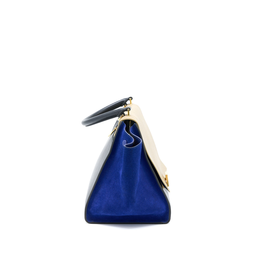 CELINE TRAPEZE BAG MULTICOLOUR GHW