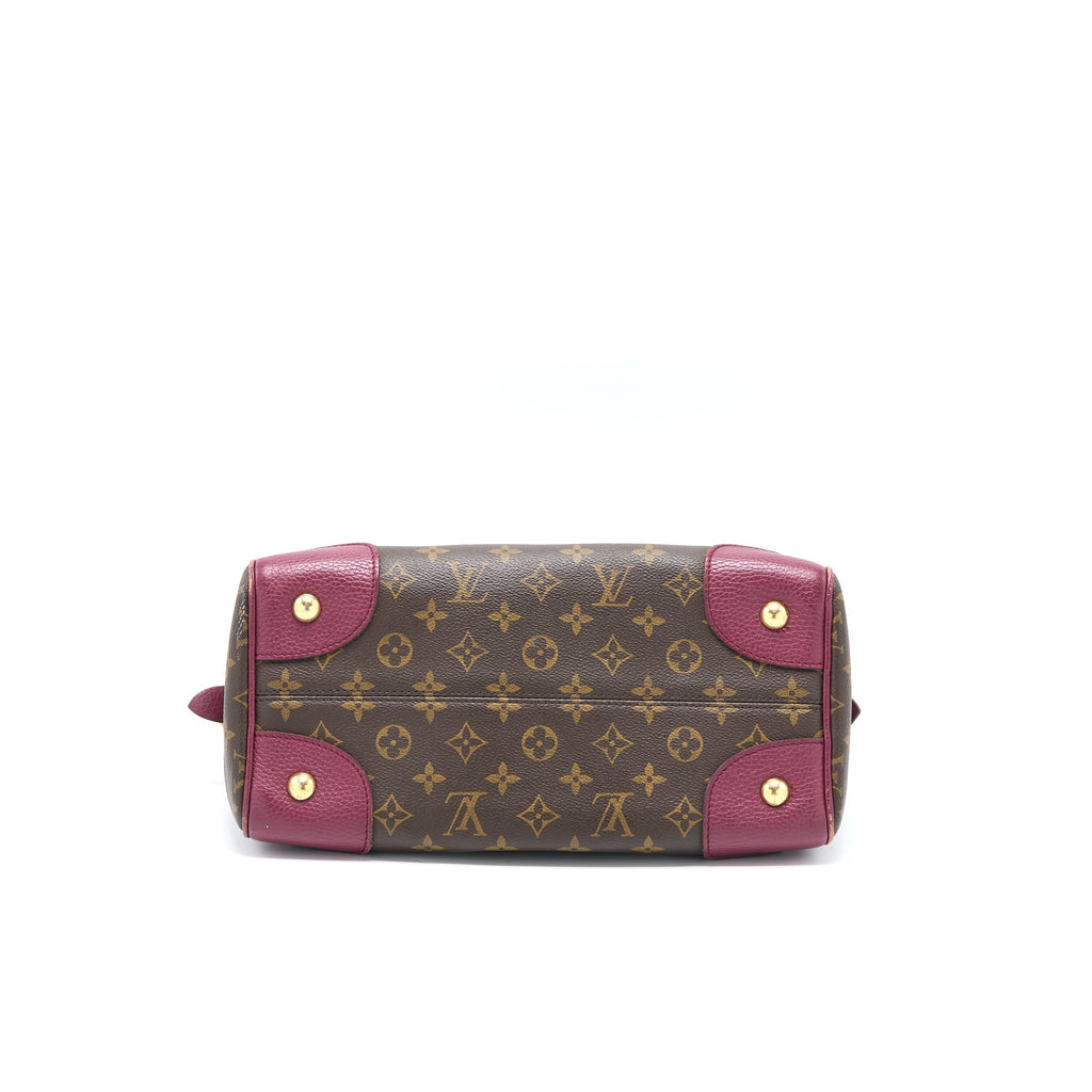 LOUIS VUITTON TOP HANDLE CROSSBODY TOTE BAG MONOGRAM CANVAS GHW
