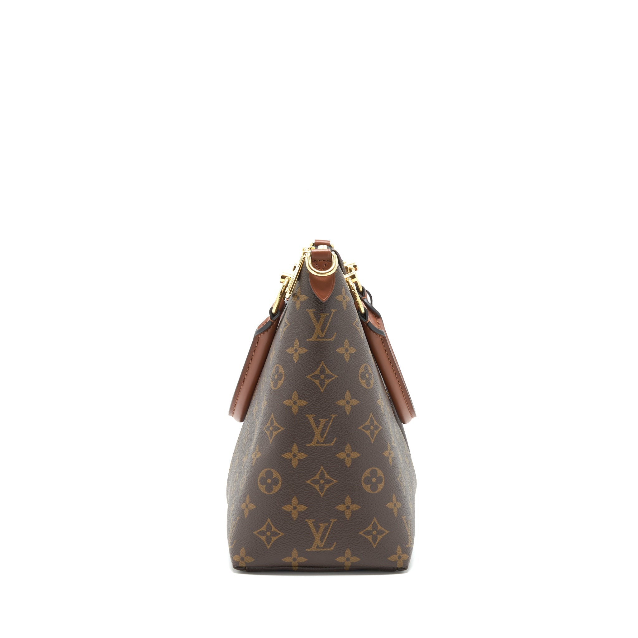 LOUIS VUITTON V TOTE BAG MEDIUM BLACK GHW