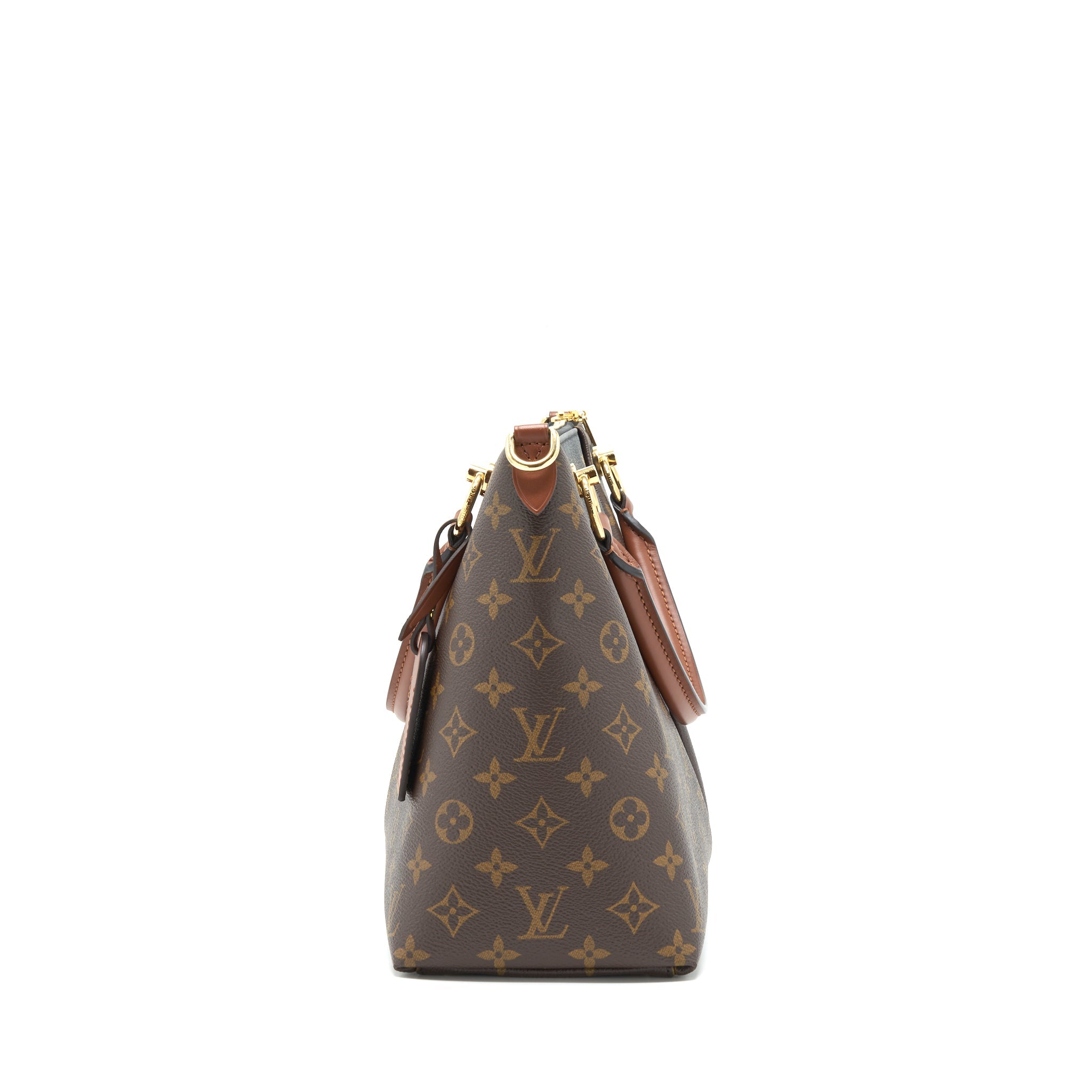 LOUIS VUITTON V TOTE BAG MEDIUM BLACK GHW