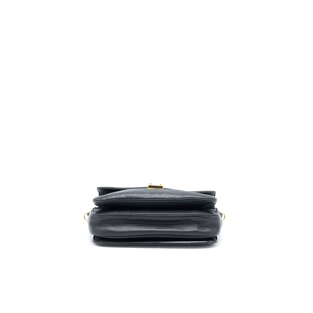 LOUIS VUITTON POCHETTE MÉTIS MONOGRAM EMPREINTE BLACK GHW