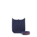 HERMES MINI EVELYNE 16 AMAZON BAG BLUE ENCRE SHW