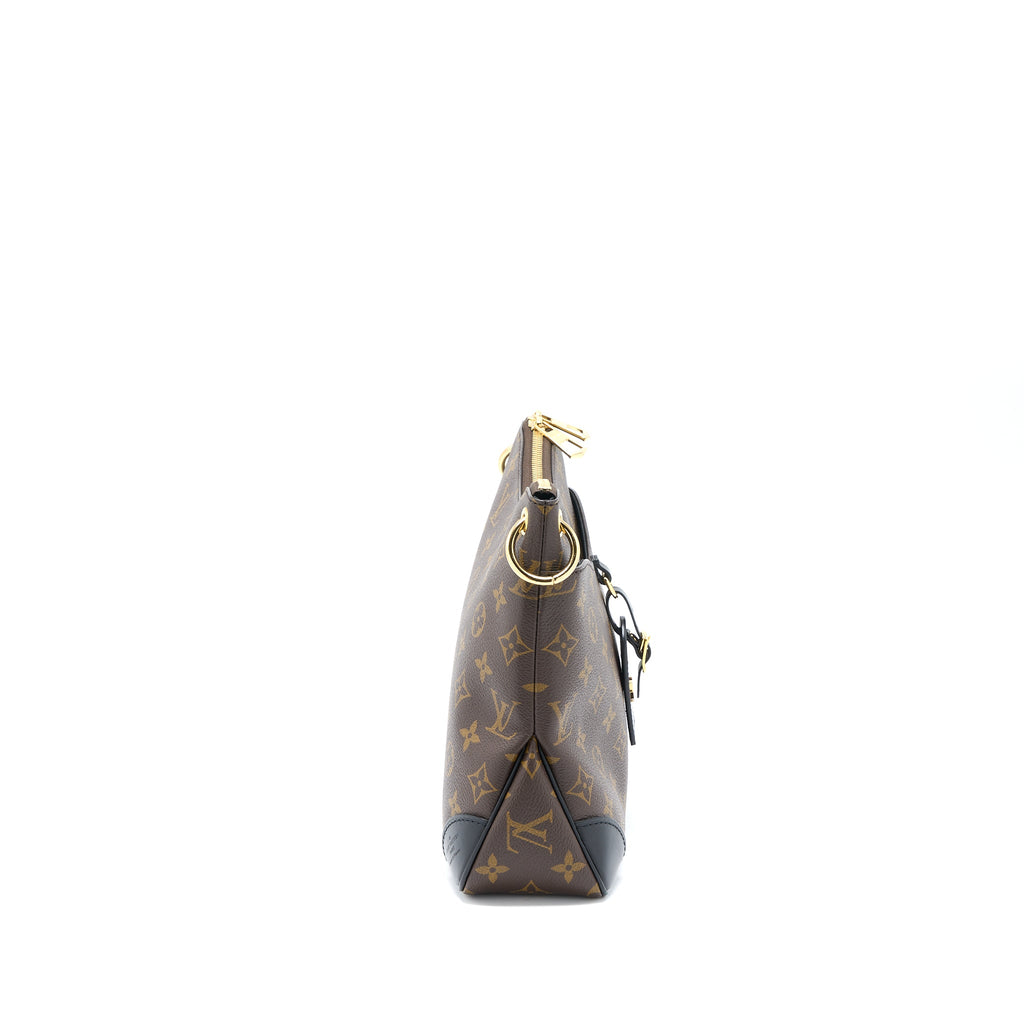 LOUIS VUITTON ODEON PM BAG MONOGRAM CANVAS BLACK GHW