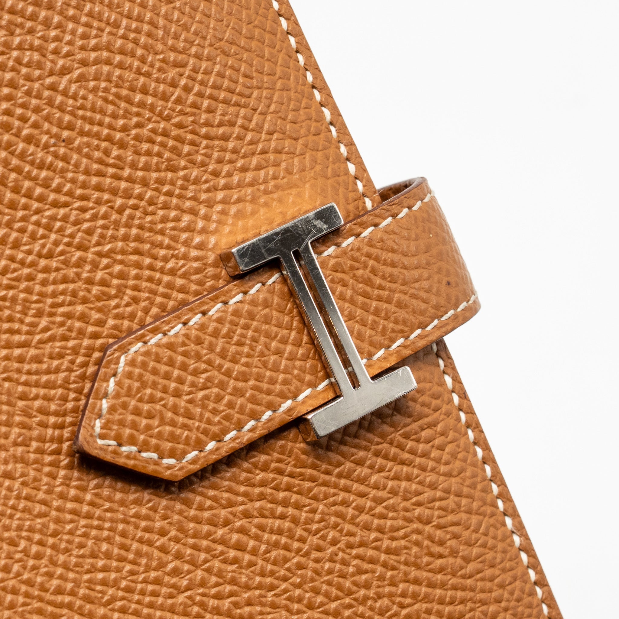 HERMES BEARN COMPACT WALLET EPSOM GOLD SHW