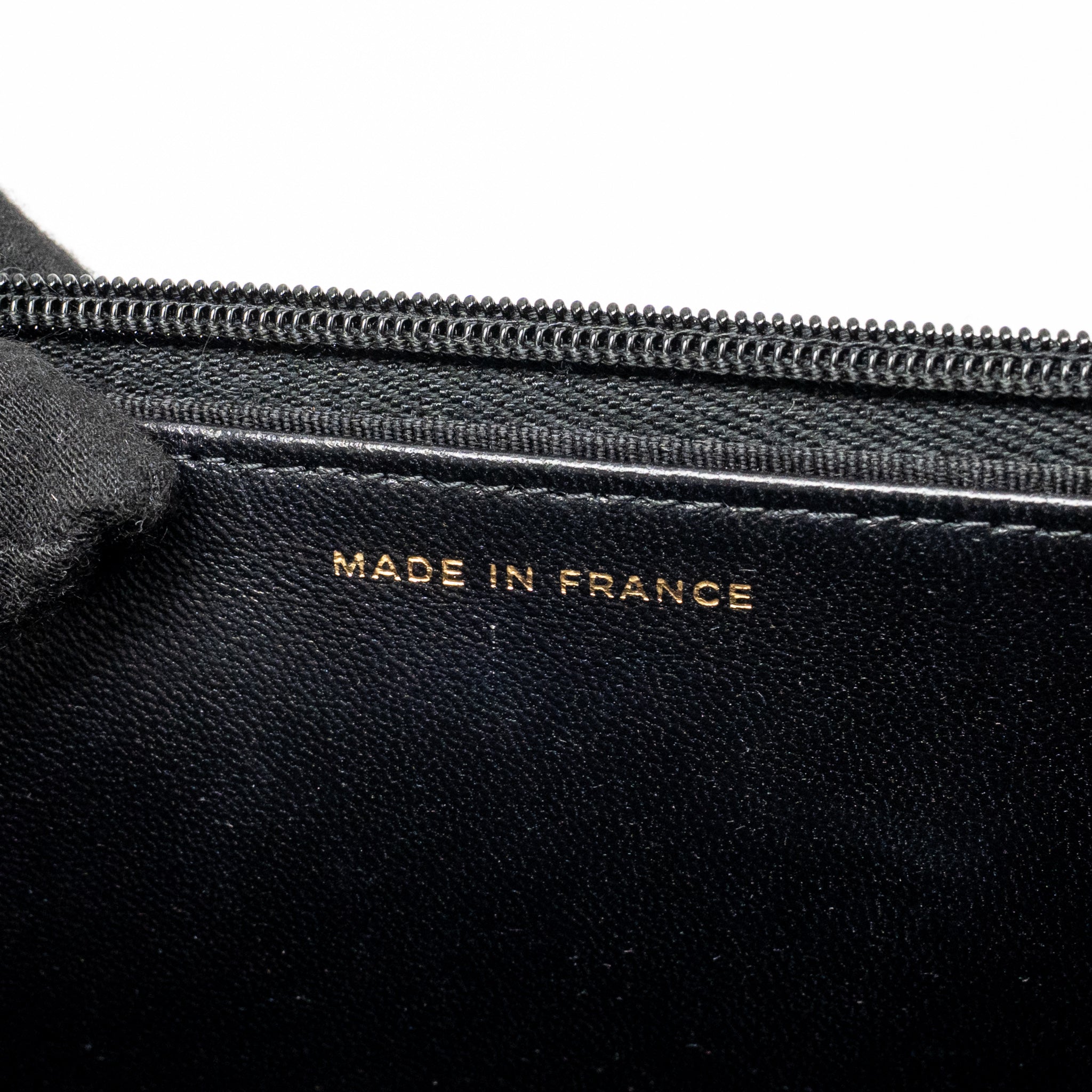 CHANEL COCO CHARM WALLET ON CHAIN LAMBSKIN BLACK LGHW