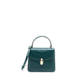 BVLGARI TOP HANDLE SERPENTI BAG CALFSKIN GREEN LGHW