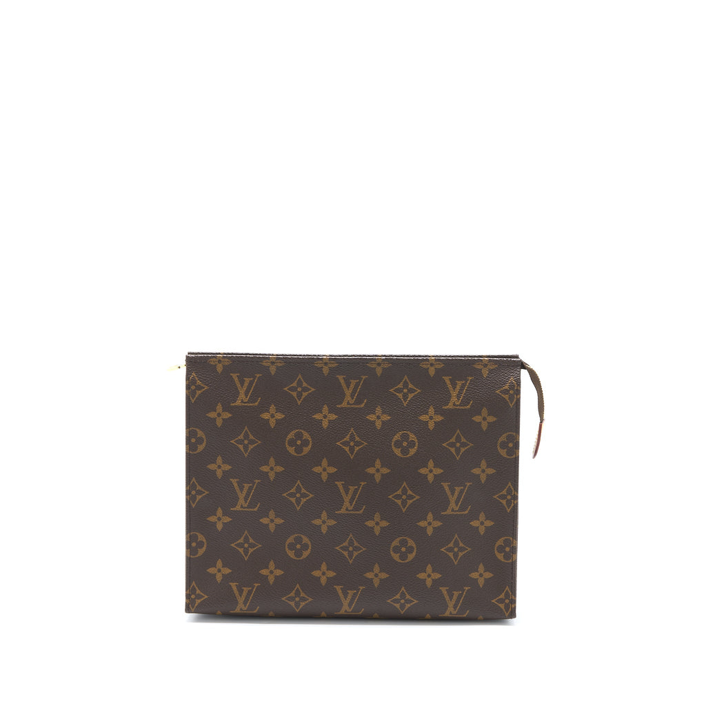 LOUIS VUITTON TOILETRY POCHETTE 26 MONOGRAM CANVAS GHW