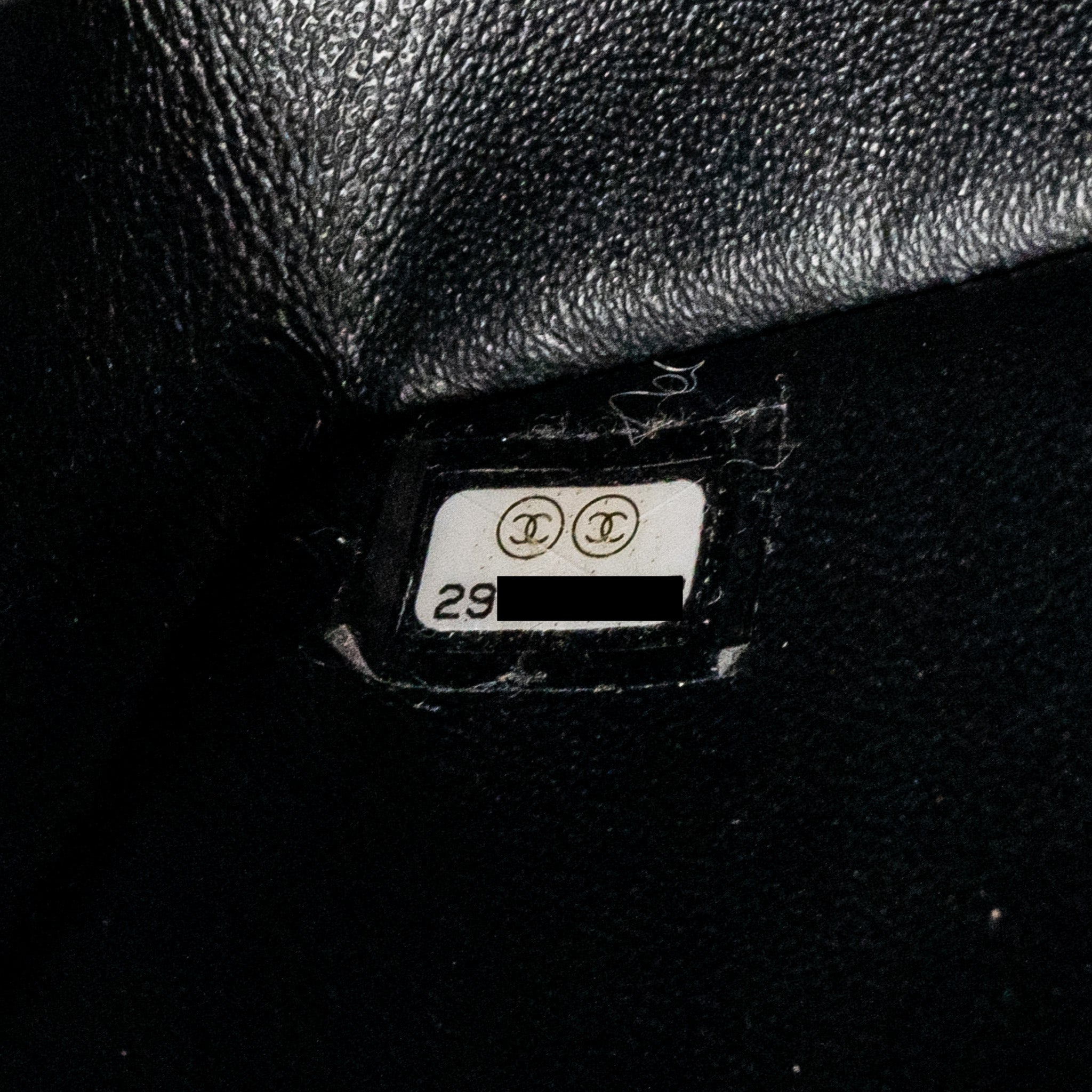 CHANEL MINI 2.55 REISSUE AGED CALFSKIN BLACK GHW