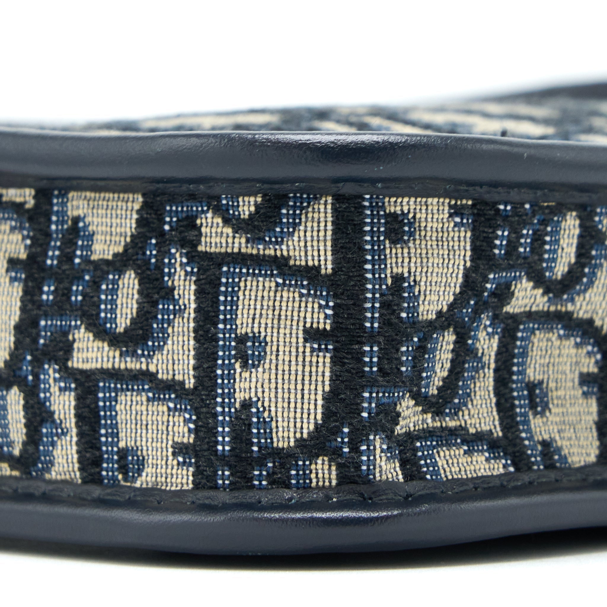 DIOR DIORQUAKE POUCH BLUE OBLIQUE CANVAS WITH AN EXTRA STRAP
