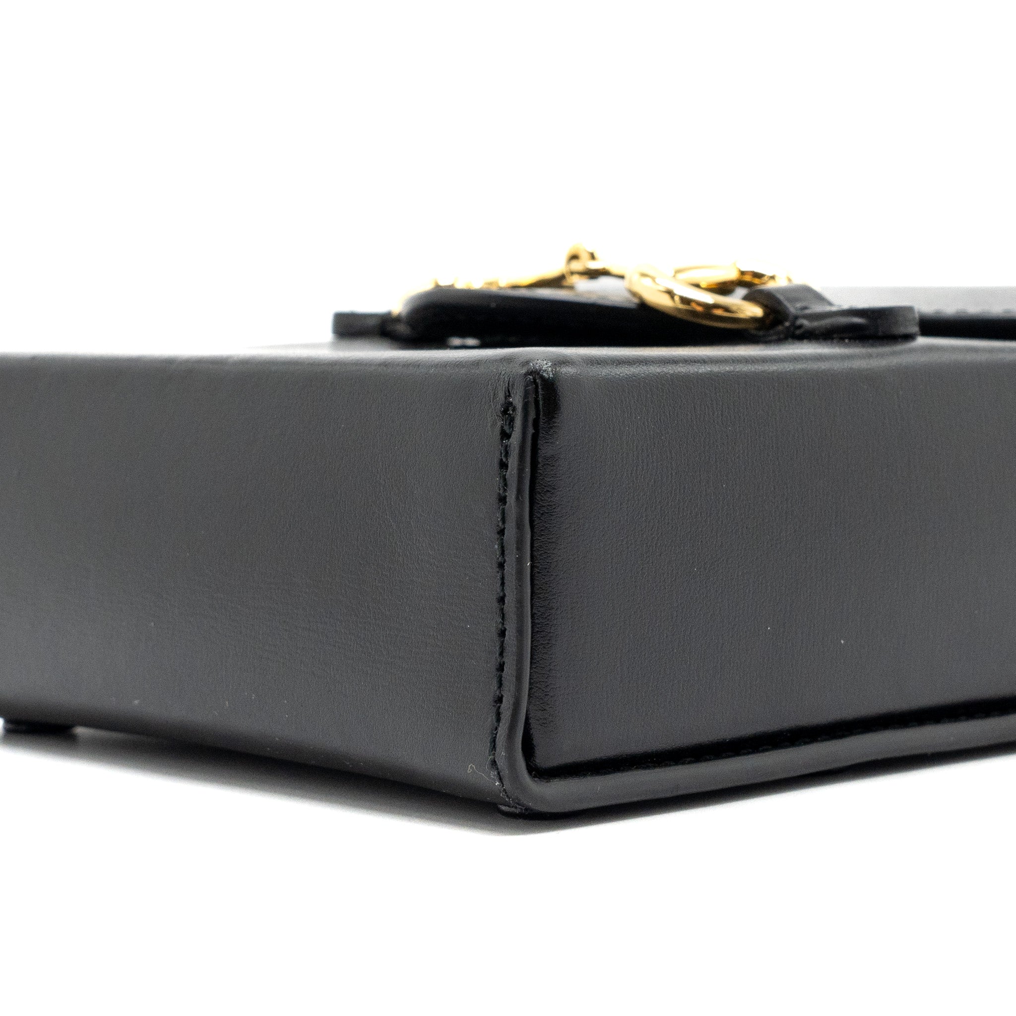 GUCCI 1955 HORSEBIT 1955 CROSSBODY BAG CALFSKIN BLACK GHW