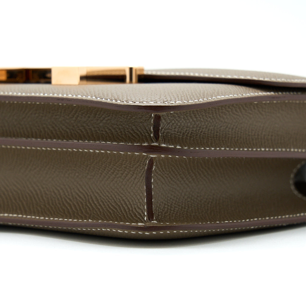 HERMES MINI CONSTANCE EPSOM ETOUPE RGHW
