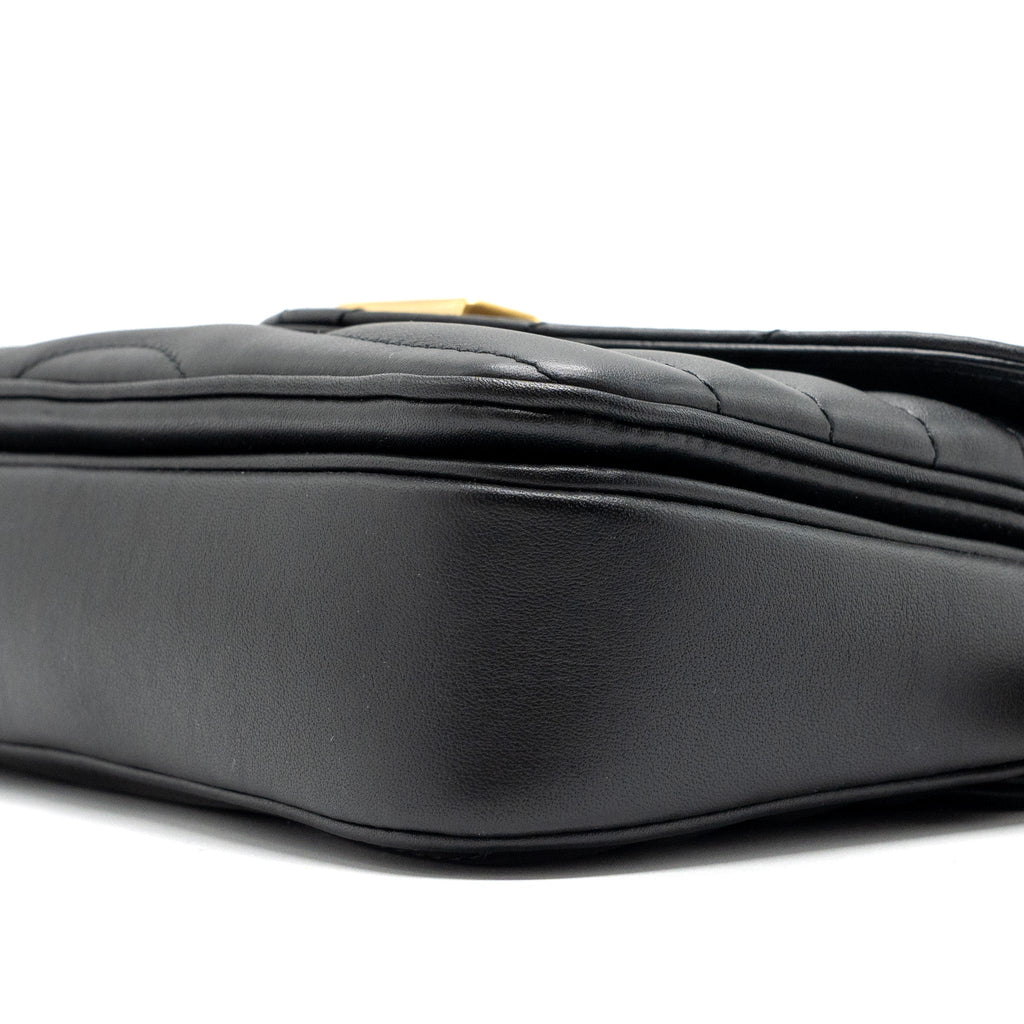LOUIS VUITTON NEW WAVE PM CHAIN BAG CALFSKIN BLACK GHW (NEW VERSION)