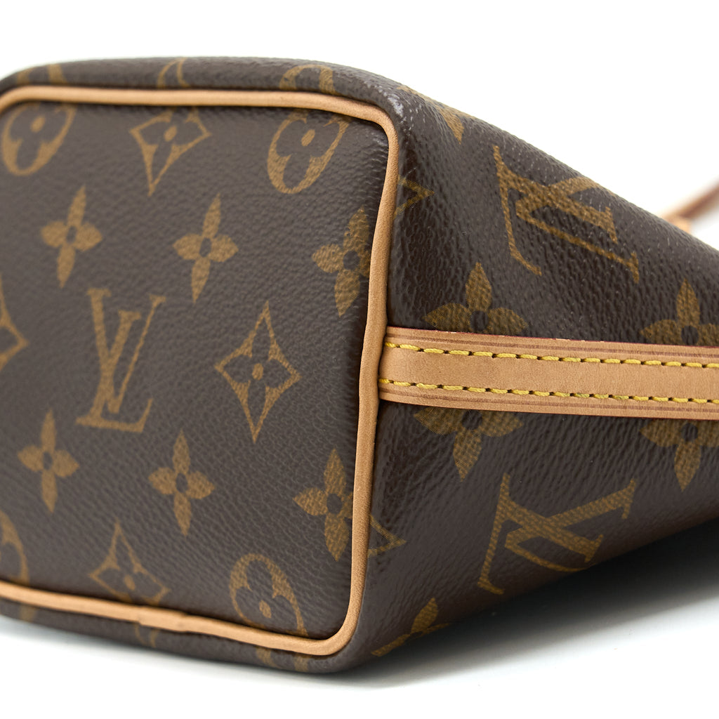 LOUIS VUITTON NANO NOE MONOGRAM CANVAS GHW