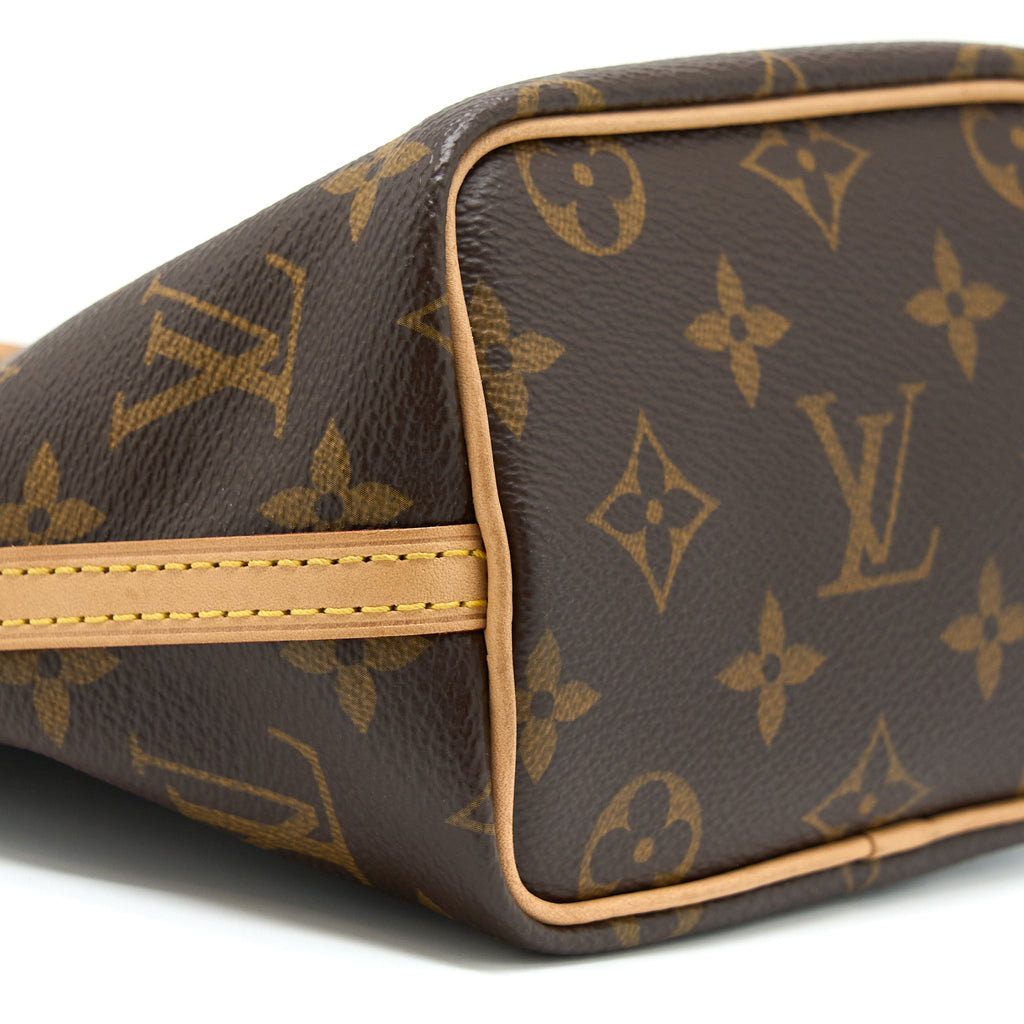 LOUIS VUITTON NANO NOE MONOGRAM CANVAS GHW