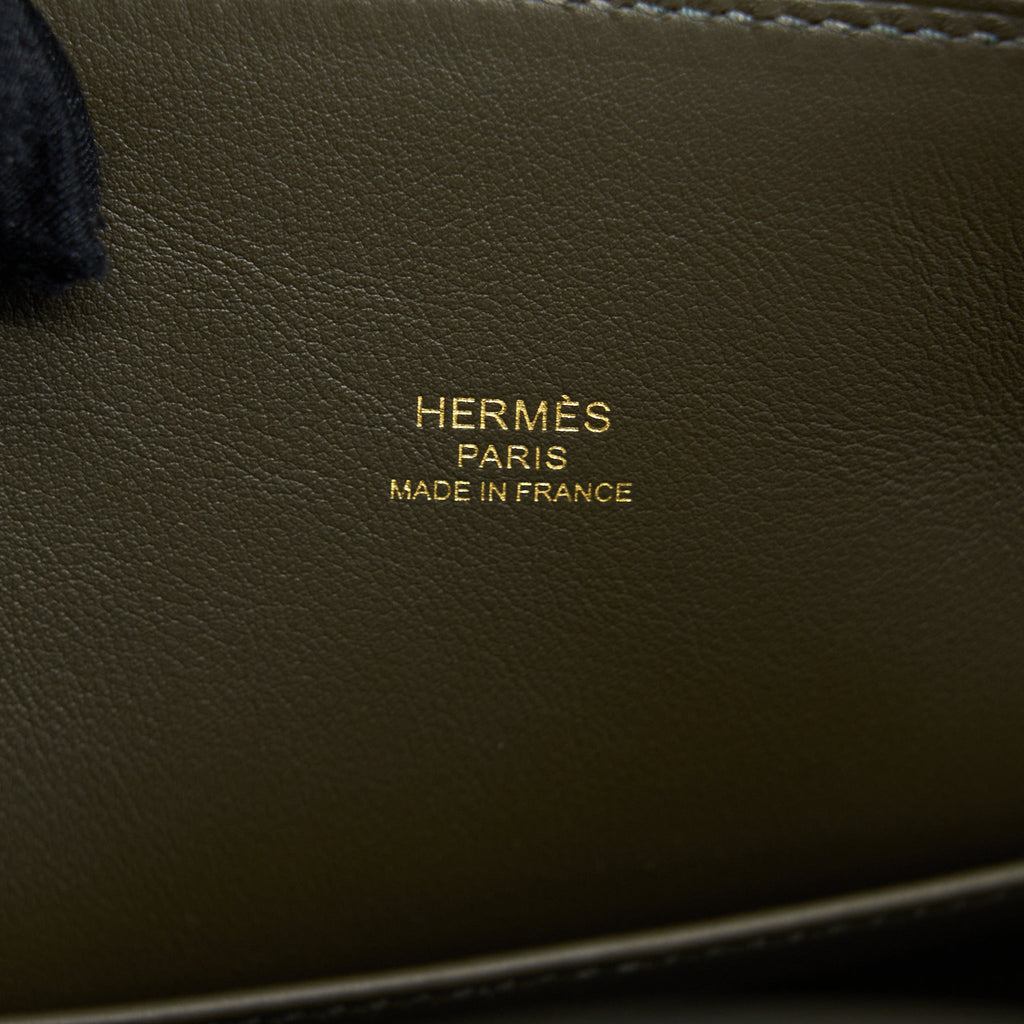 HERMES BOLIDE 25 EVERCOLOR G8 VERT MAQUIS GHW