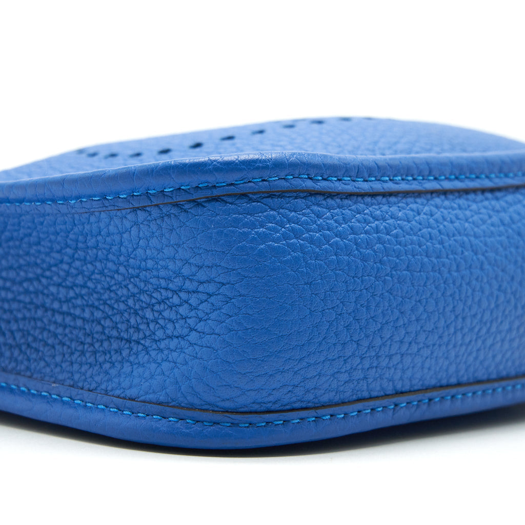 HERMES MINI EVELYNE MYKONOS/ BLANC