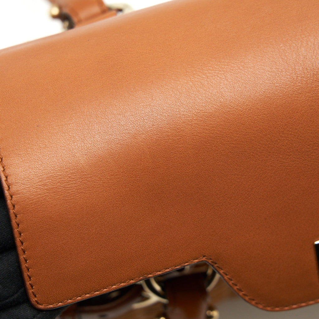 SALVATORE FERRAGAMO VINTAGE BAMBOO TOP HANDLE BAG