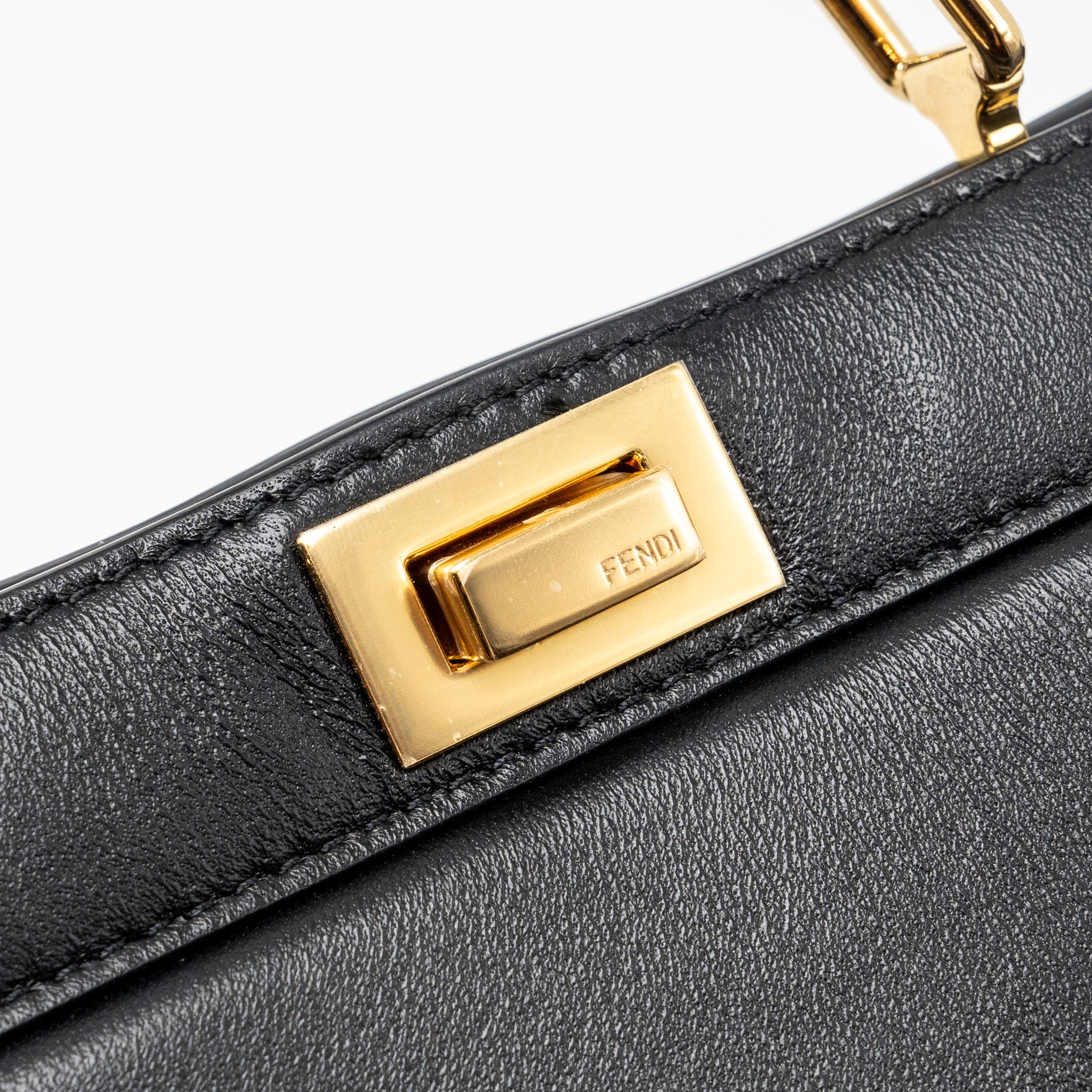 FENDI PEEKABOO ISEEU PETIT LAMBSKIN BLACK GHW