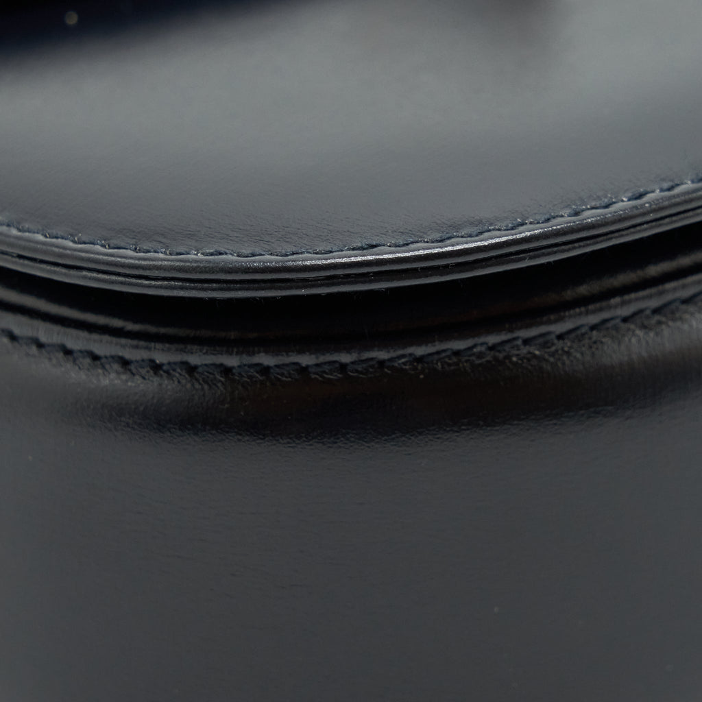 GUCCI VINTAGE BAMBOO SMALL TOP HANDLE BAG BLACK