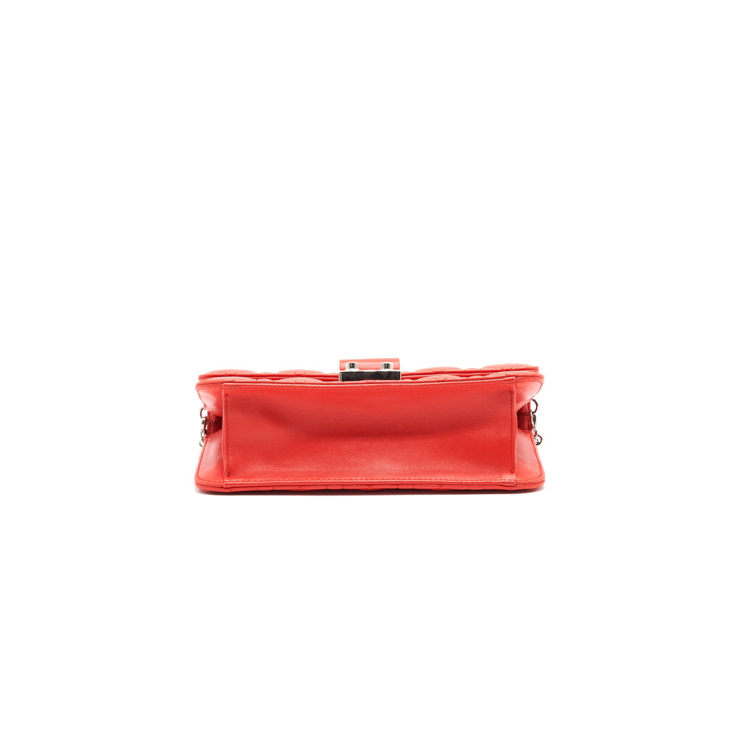DIOR MISS DIOR POUCH WITH CHAIN POPPY ORANGE