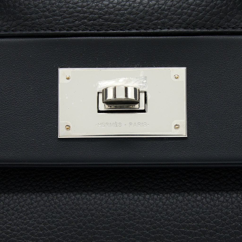 HERMES 24/24 2424 - 29 BAG TOGO/SWIFT BLACK SHW