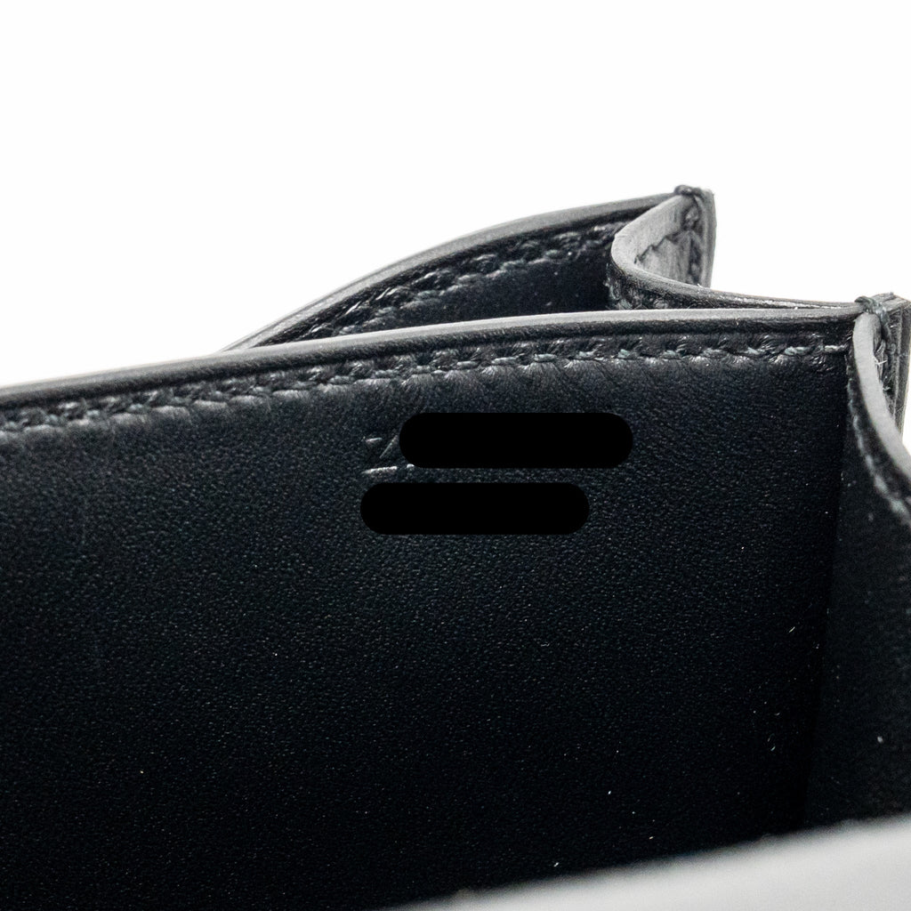 HERMES MINI CONSTANCE STUDIO DISCO LIMITED MONSIEUR LEATHER BLACK SHW