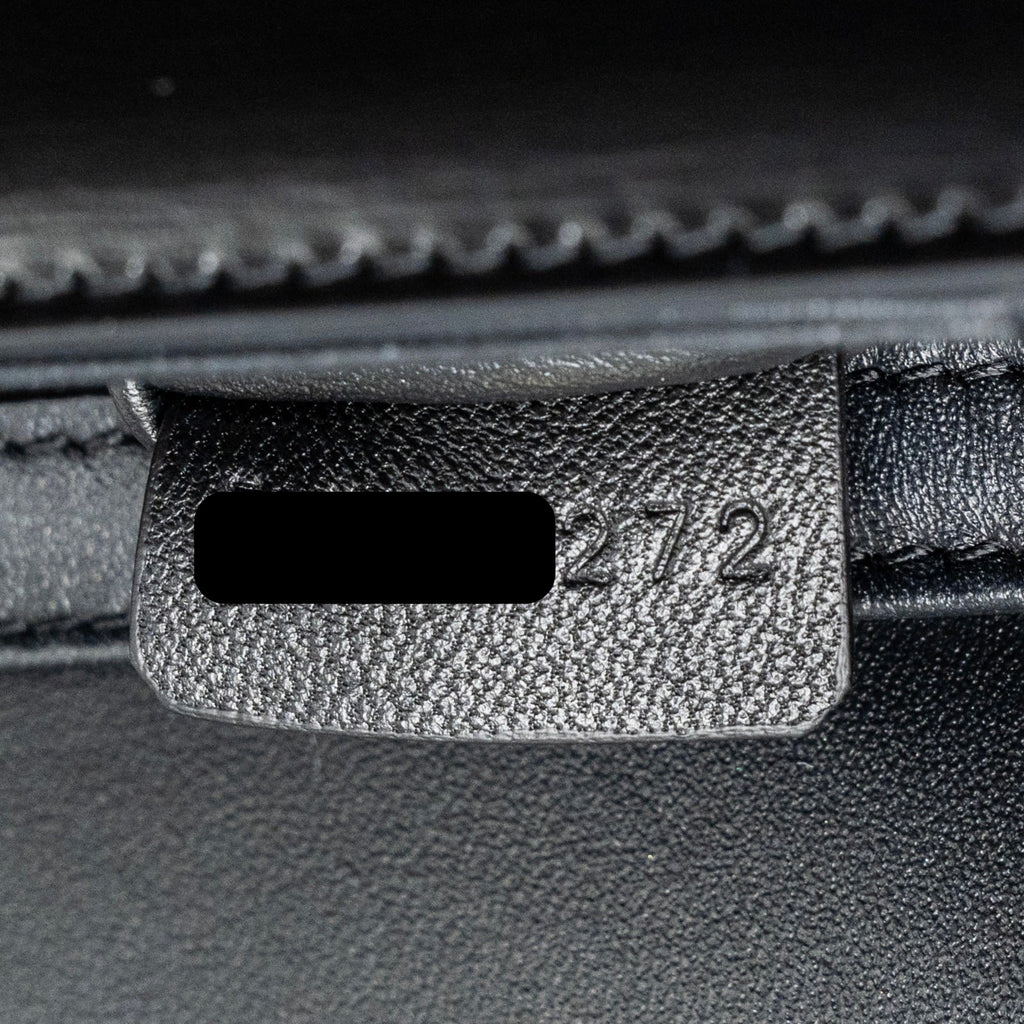 CELINE TEEN TRIOMPHE BAG SHINY CALFSKIN BLACK GHW