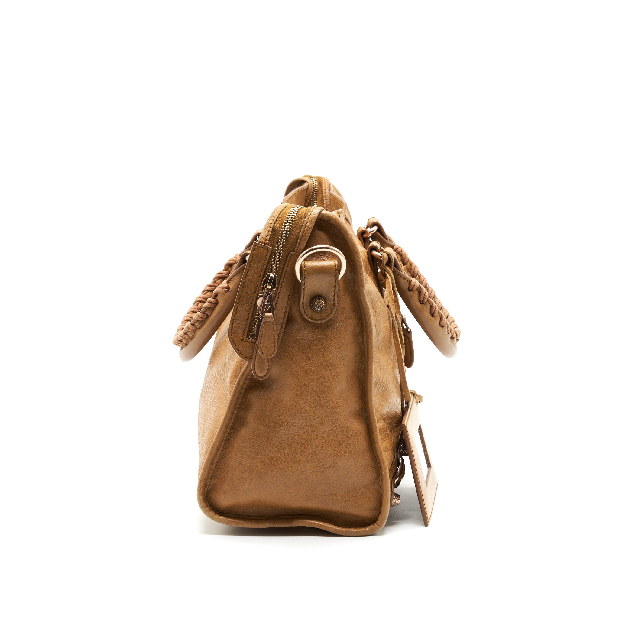 BALENCIANGA GIANT CITY BAG LIGHT CARAMEL