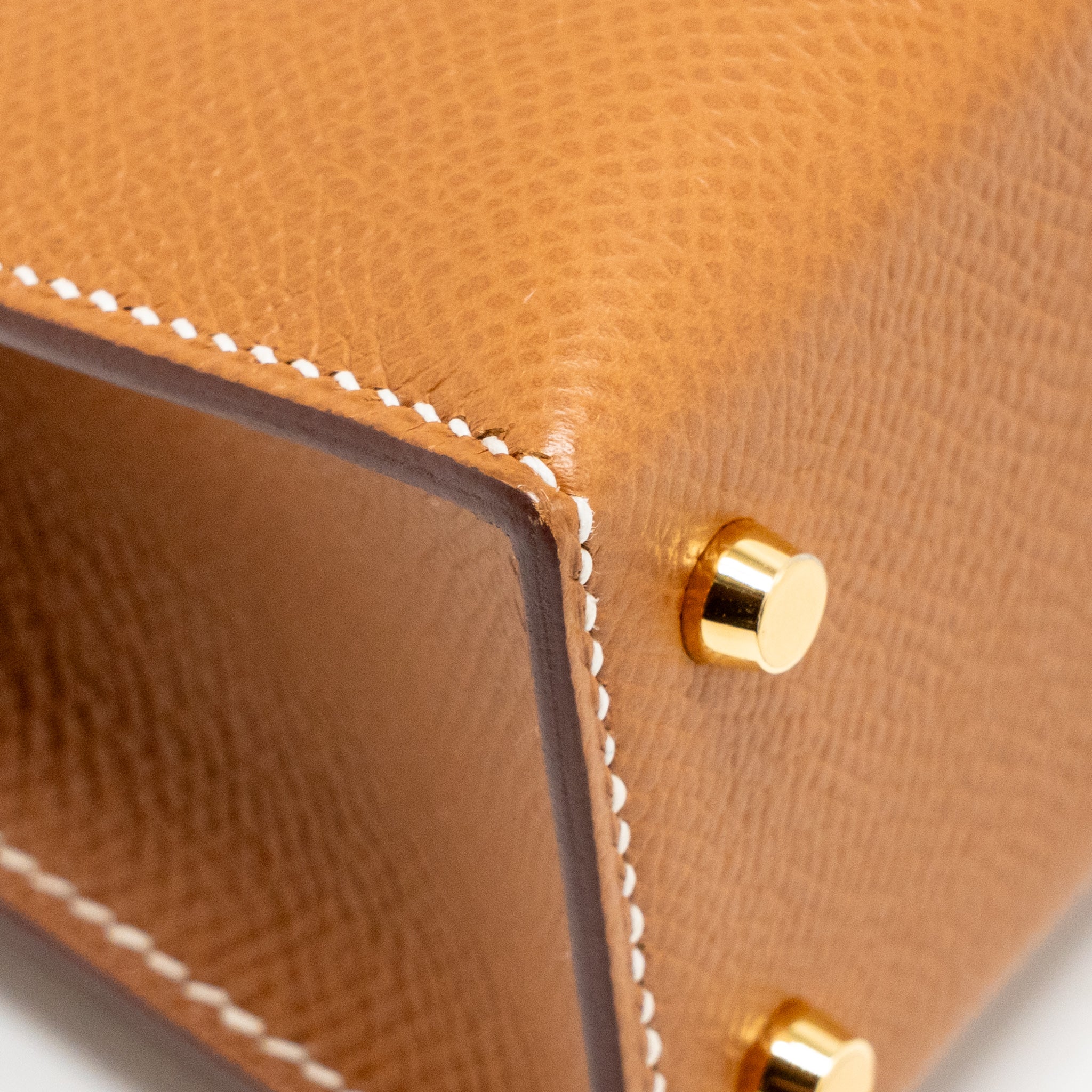HERMES MINI KELLY II EPSOM GOLD GHW