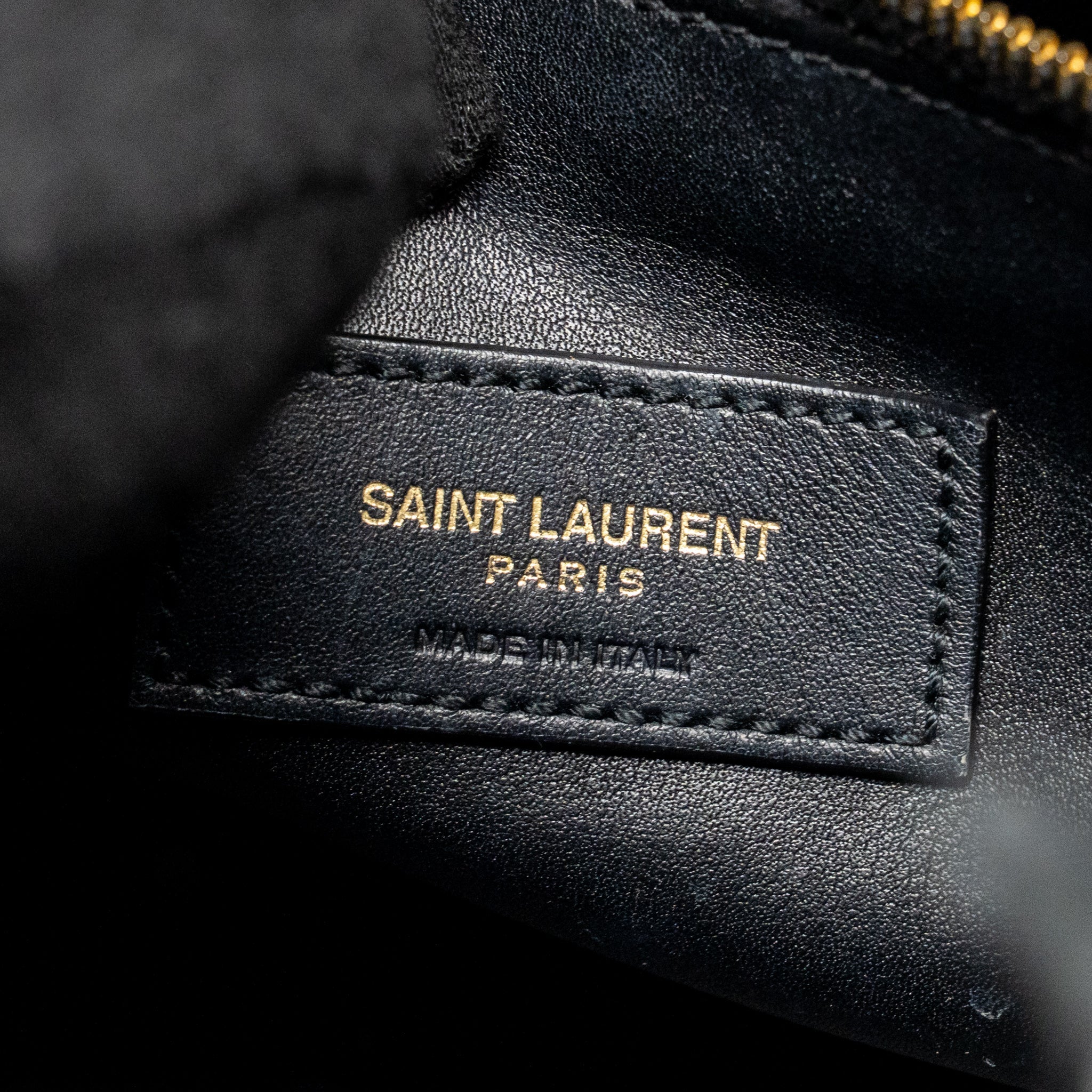 SAINT LAURENT LE 5 A 7 SOFT SMALL BAG CALFSKIN BLACK GHW
