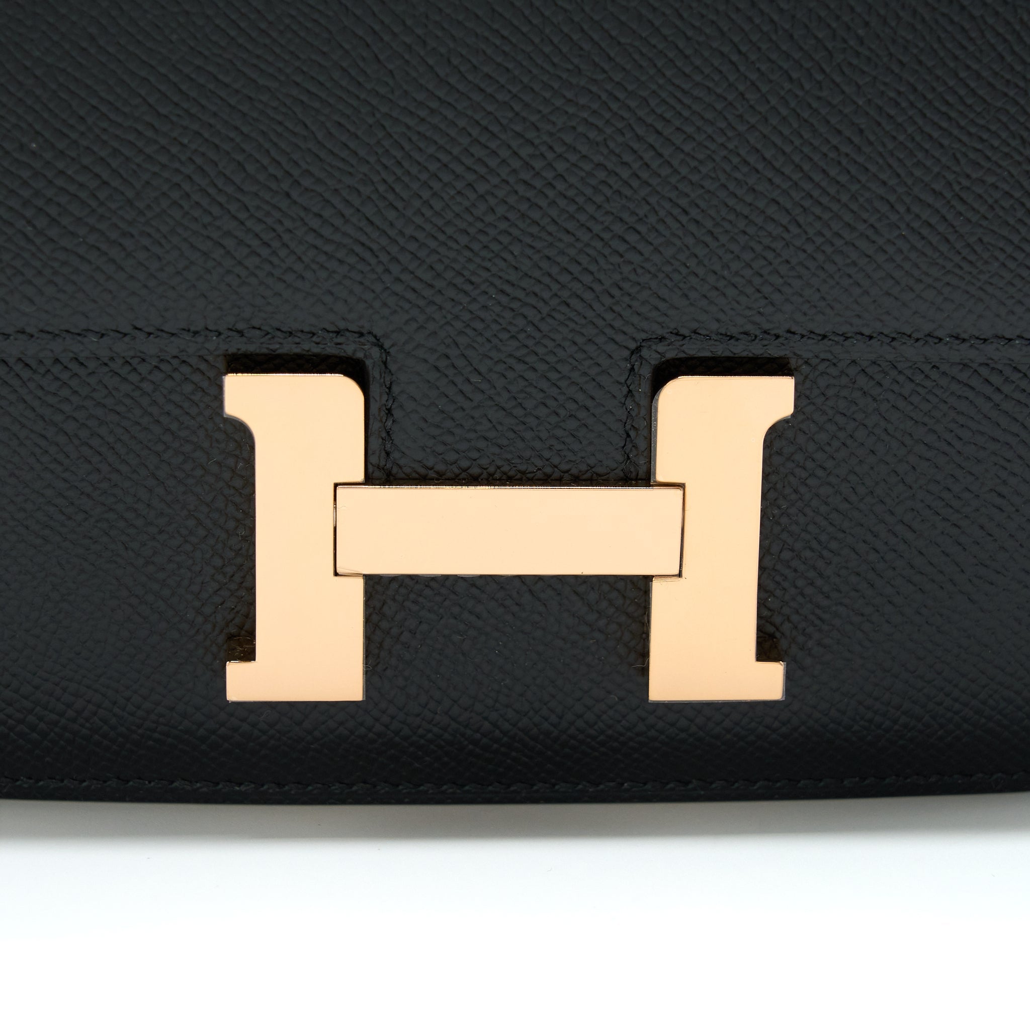HERMES MINI CONSTANCE EPSOM BLACK RGHW