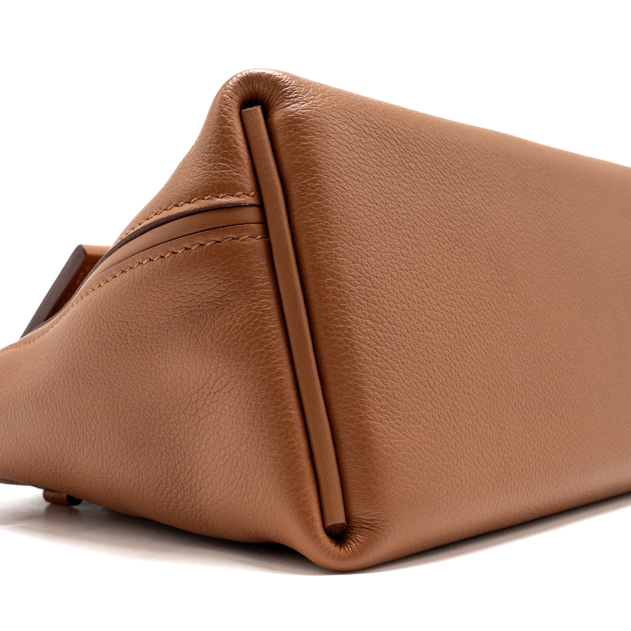 HERMES MINI 24/24 2424-21 BAG EVERCOLOR/ SWIFT GOLD GHW