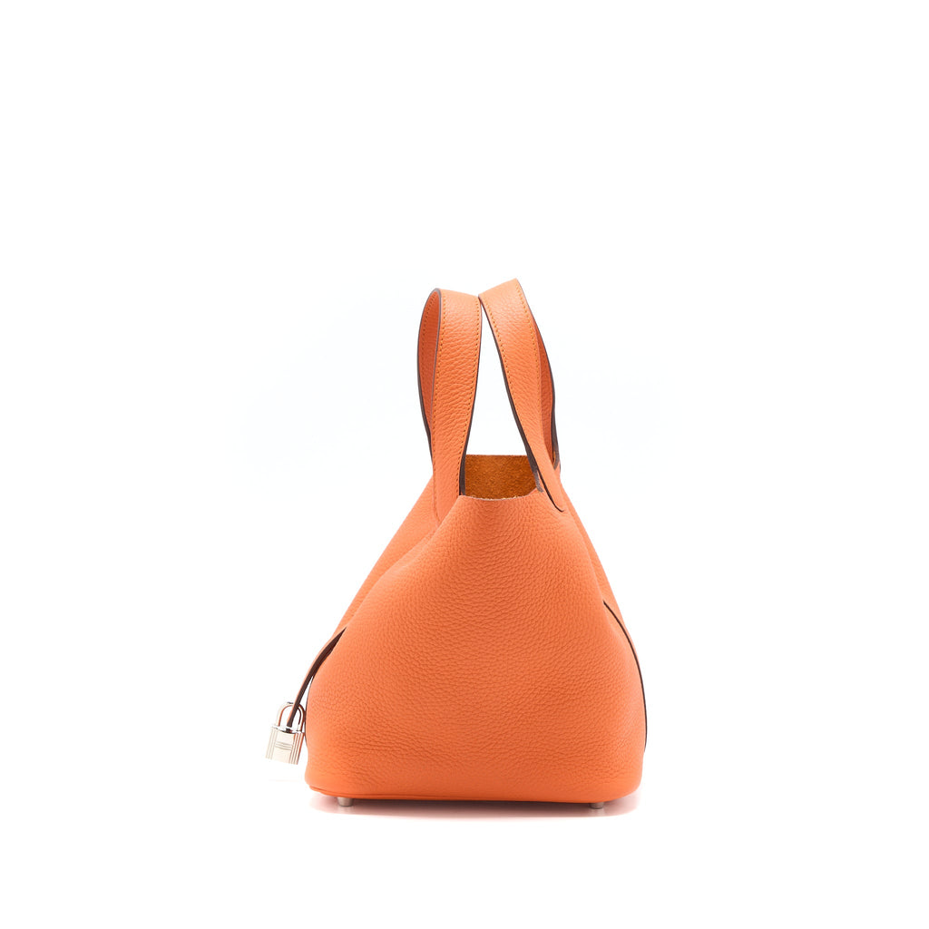 HERMES PICOTIN 18 LOCK BAG CLEMENCE 9J FLU SHW