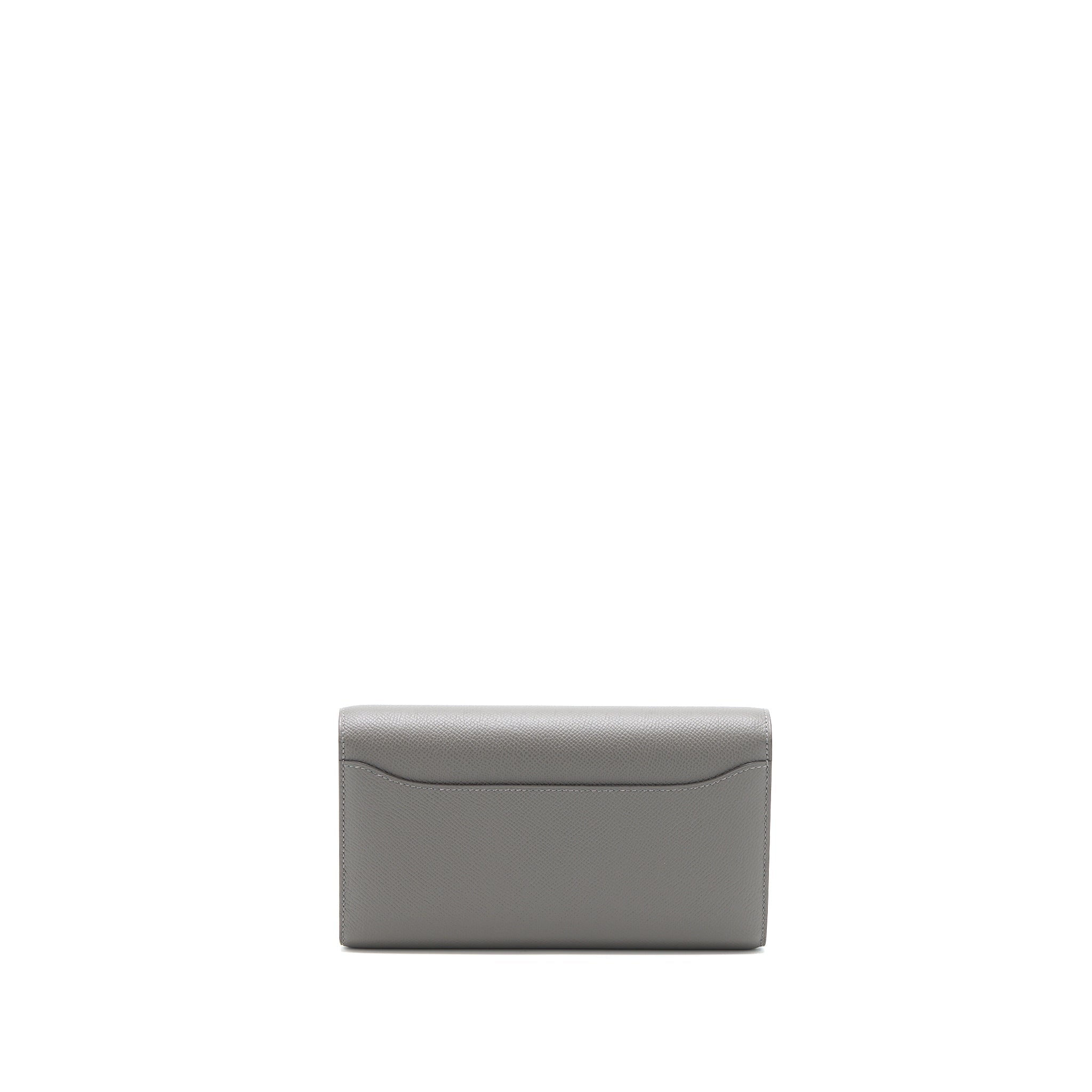 HERMES CONSTANCE TO GO EPSOM LIZARD BUCKLE GRIS MEYER/GRIS FONCE SHW