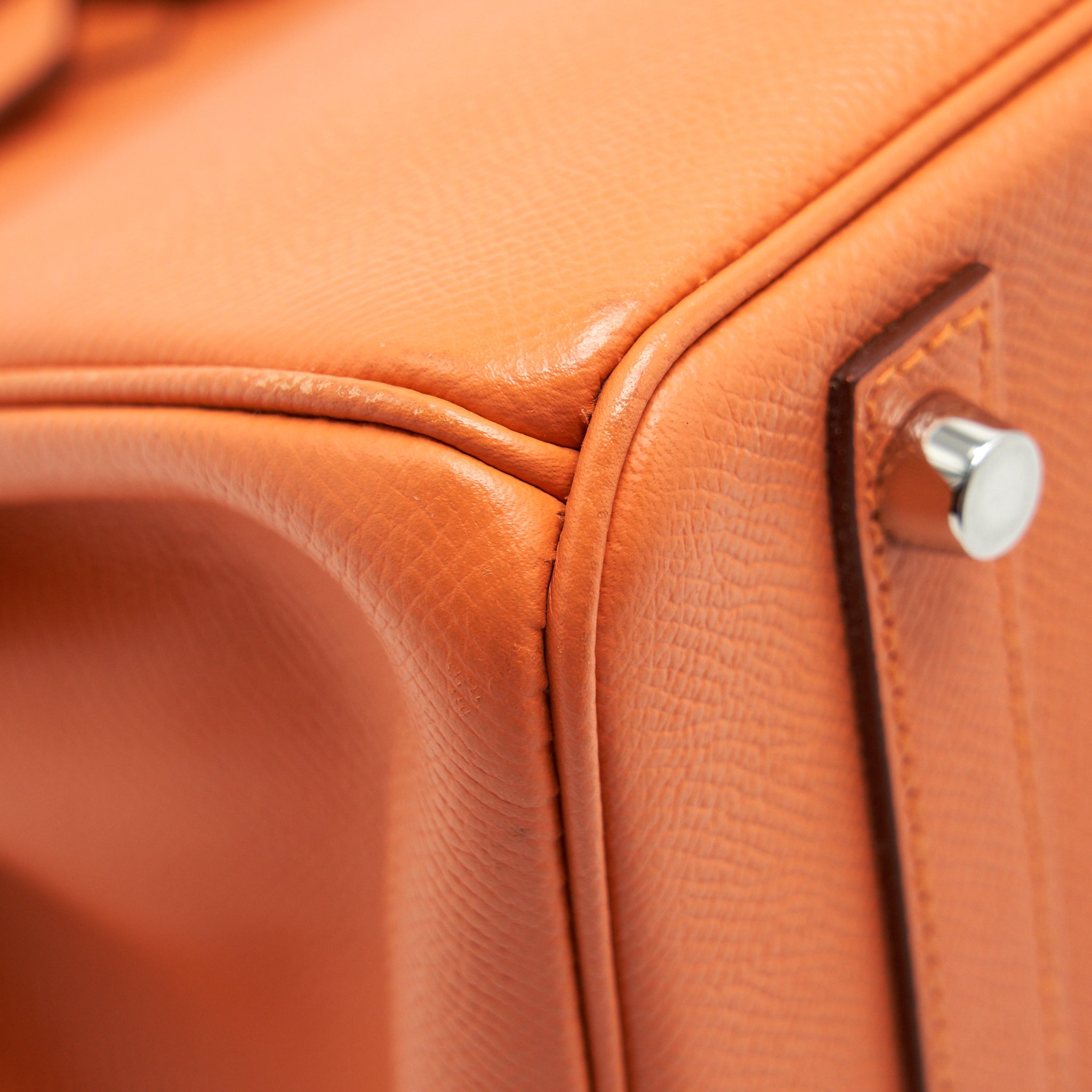 HERMES BIRKIN 30 EPSOM ORANGE SHW