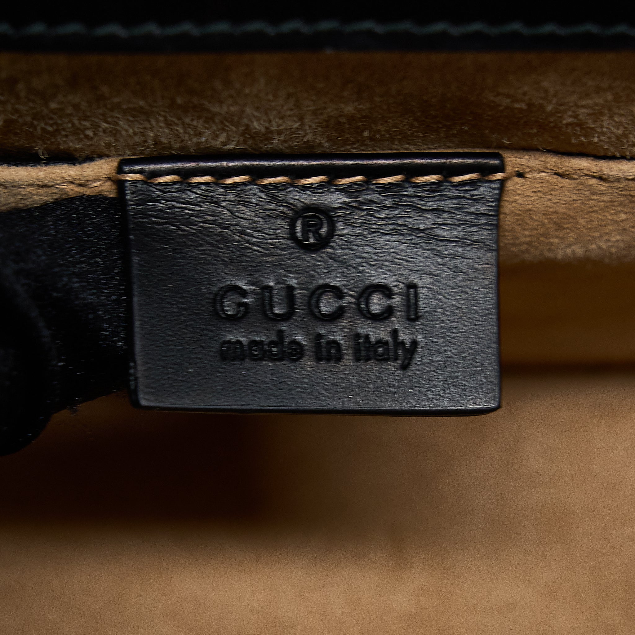 GUCCI MINI TOP HANDLE SYLVIE BAG BLACK GHW