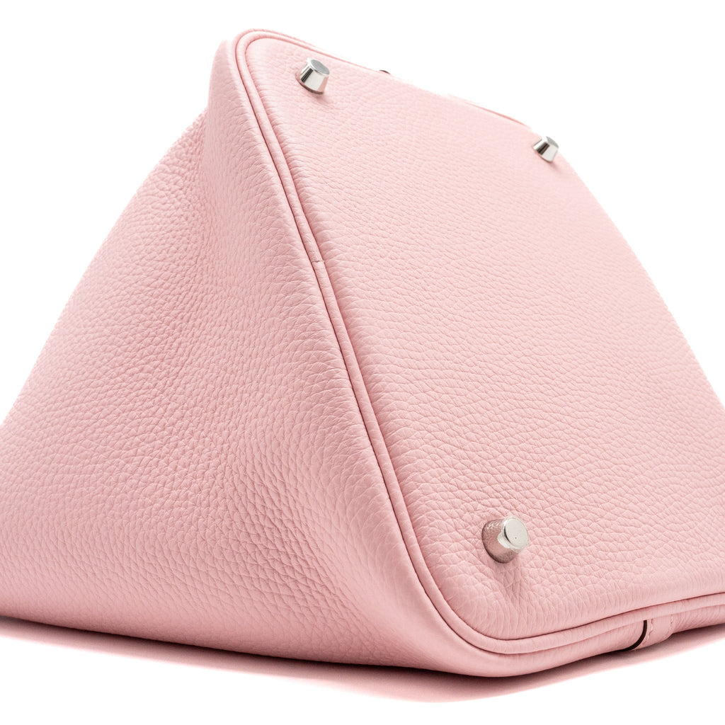 HERMES PICOTIN 22 LOCK BAG CLEMENCE ROSE SAKURA SHW