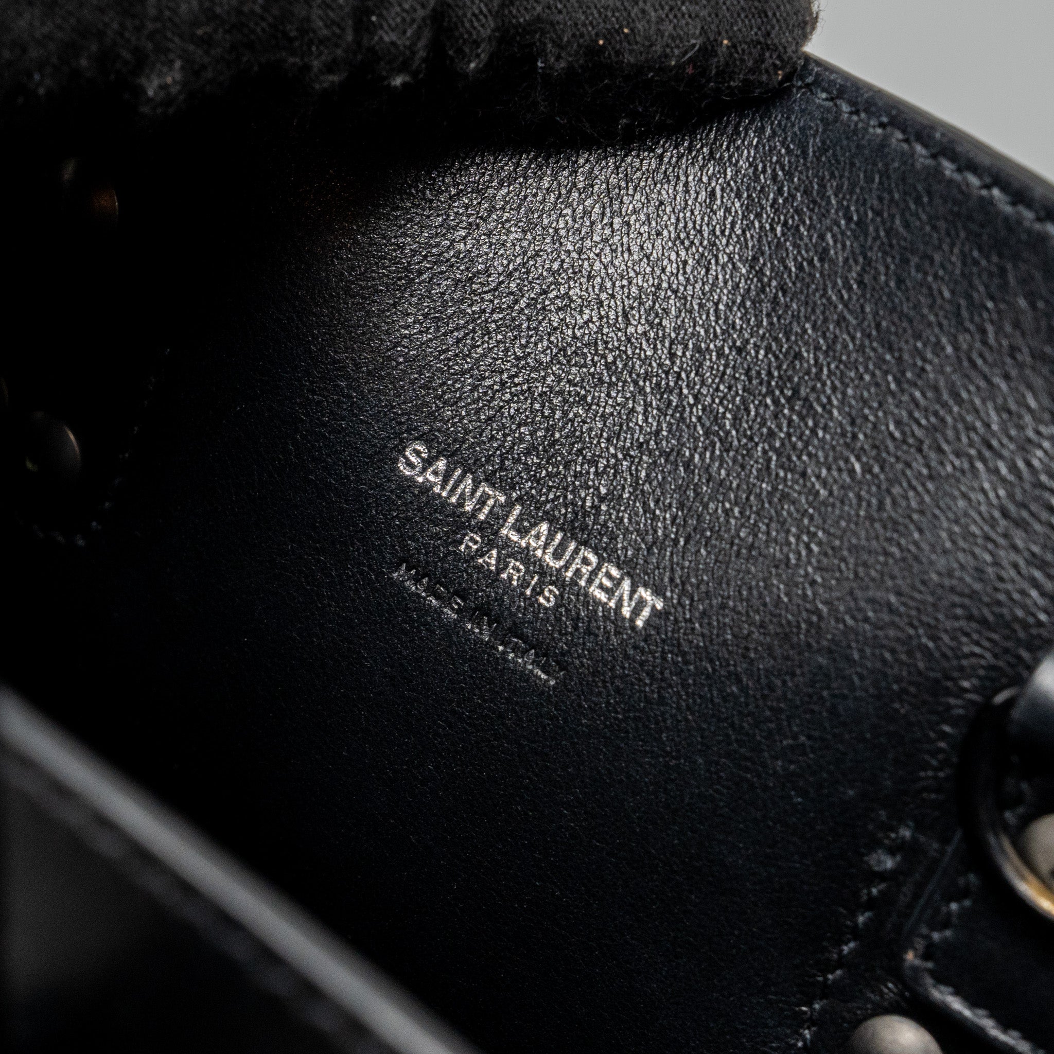 SAINT LAURENT /YSL BABY SAC DE JOUR CALFSKIN BLACK SHW