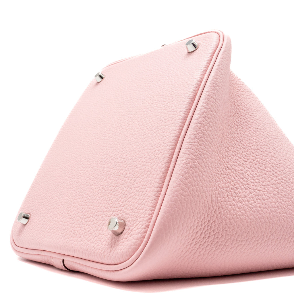HERMES PICOTIN 22 LOCK BAG CLEMENCE ROSE SAKURA SHW