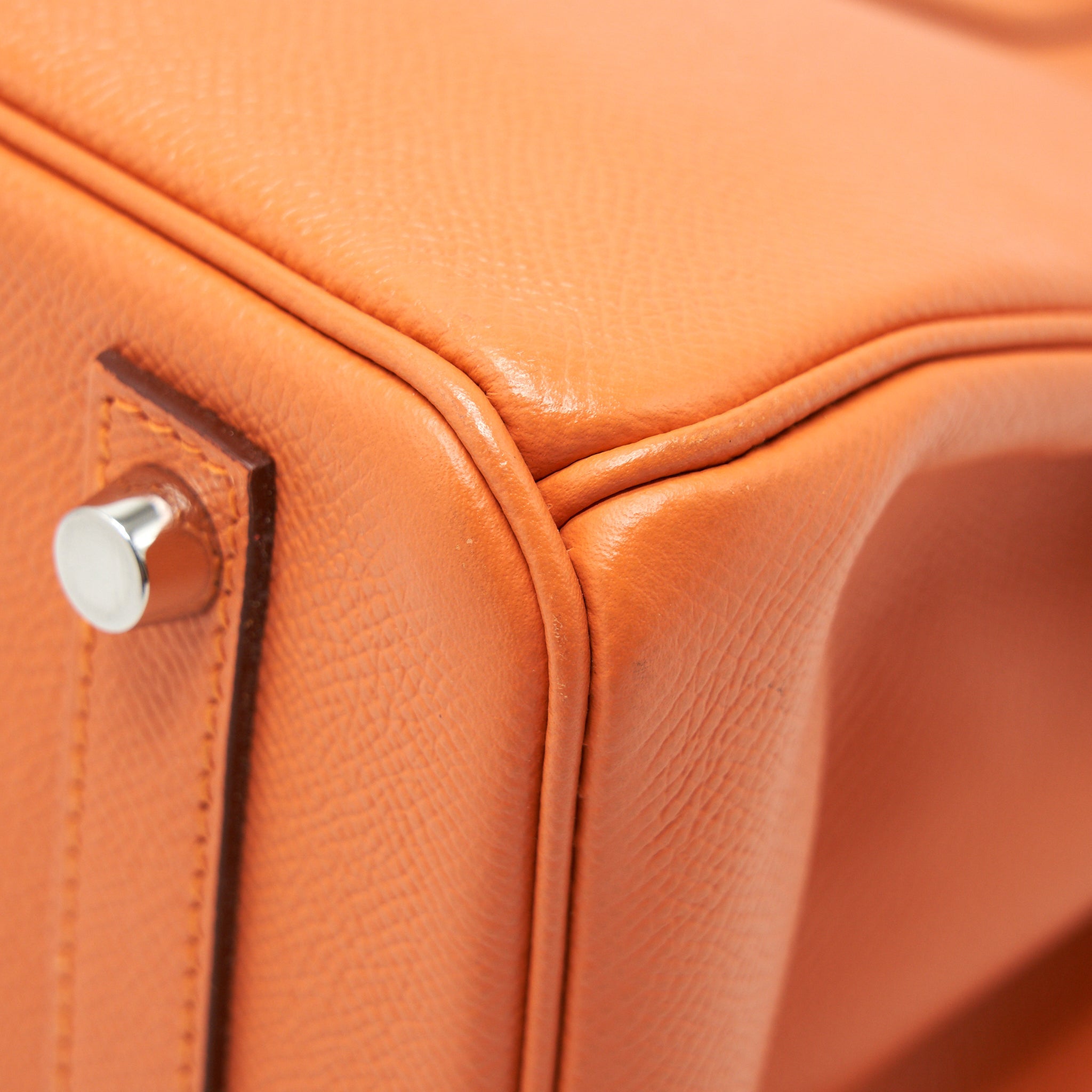 HERMES BIRKIN 30 EPSOM ORANGE SHW