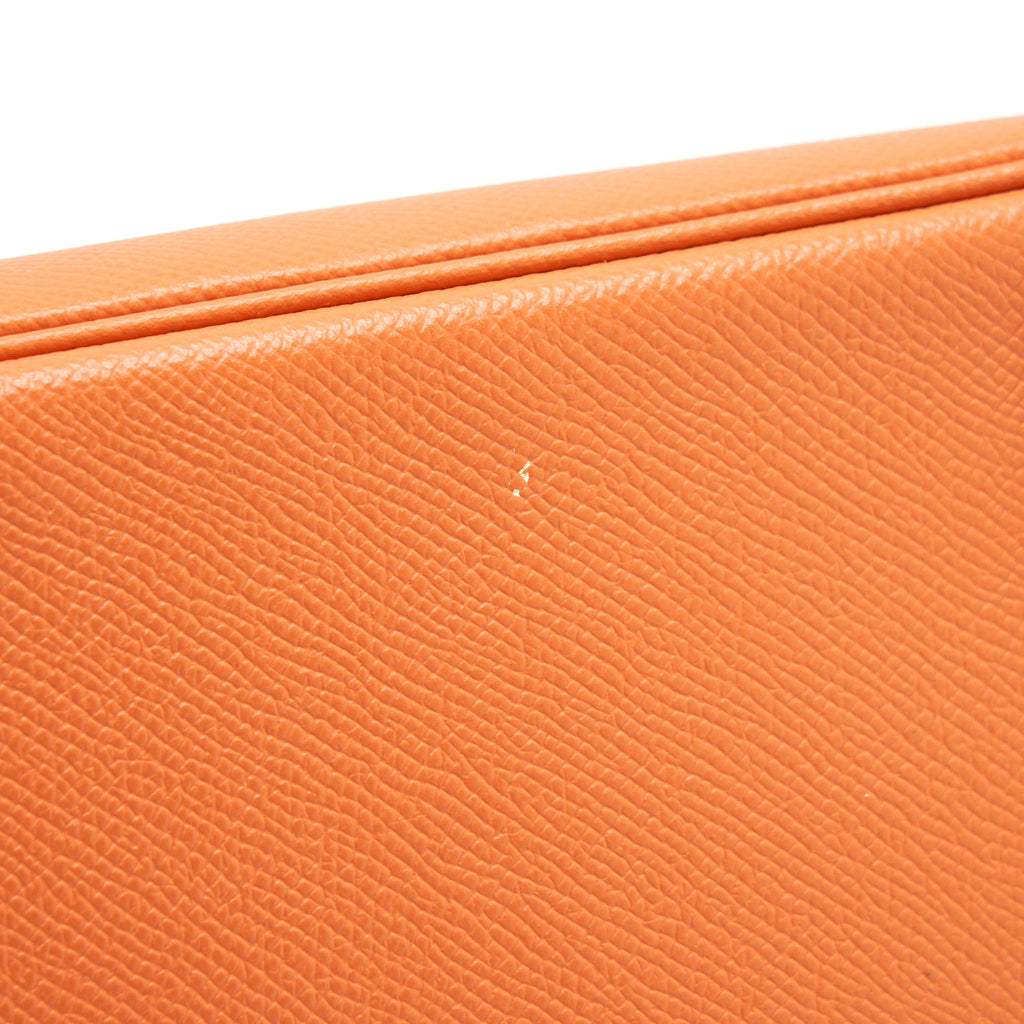HERMES BIRKIN 30 EPSOM ORANGE SHW